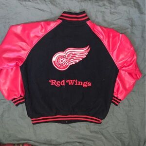 vintage Red and Black Red Wings‎ Jacket XL